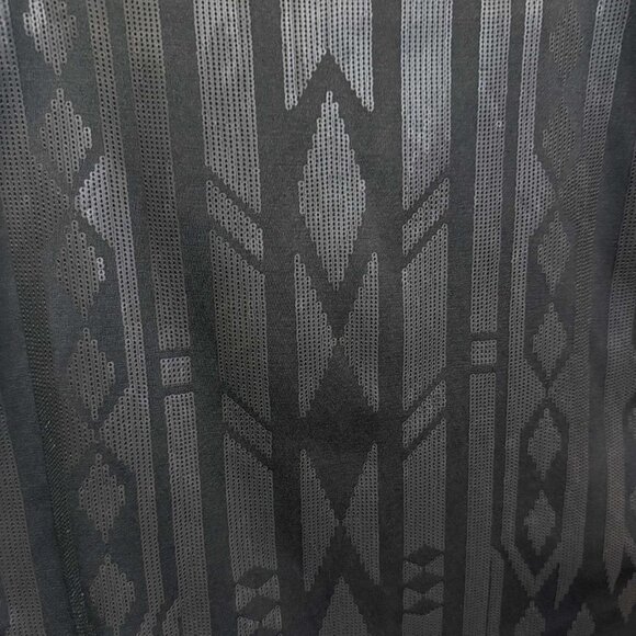 H&M Black Jacquard Pattern Mini Skirt Size 8 Festive Holiday New Year’s Party - Picture 4 of 8